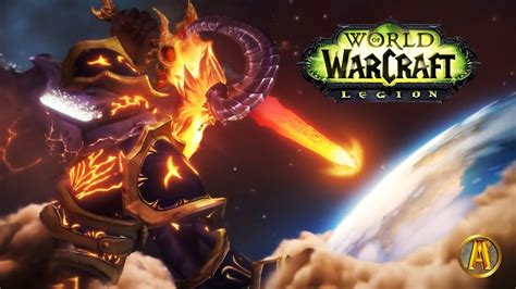 sargeras|Sargeras Impales Azeroth Sword Cinematic .